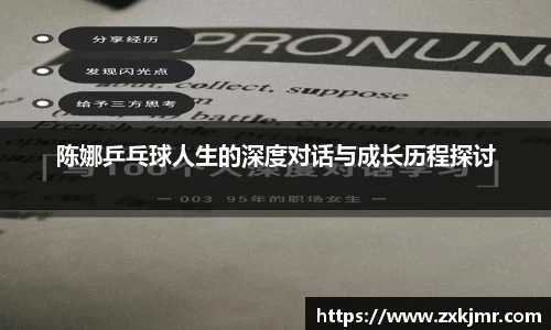 陈娜乒乓球人生的深度对话与成长历程探讨